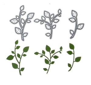 Brand Zero Die - 3 Bunch Leaves Metal Cutting Dies 4.3 x 5.9 CM