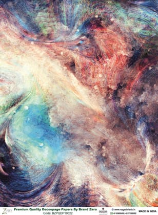 Brand Zero Premium Quality Decoupage Paper Pack of Two - Design Code: BZPQDP10022