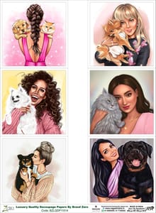 Brand Zero Luxury Speciality Decoupage Paper - BZLQDP11014