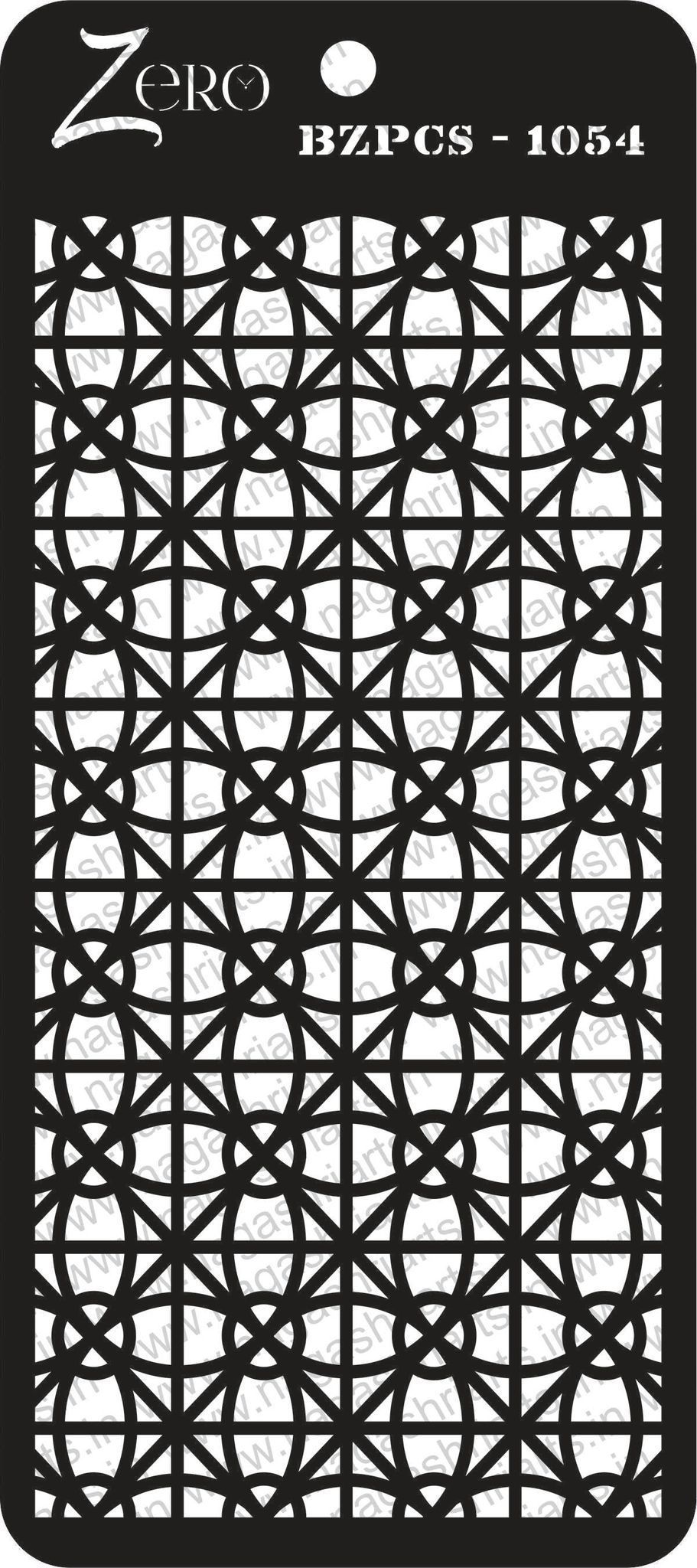 Brand Zero Pratibimb Craft Stencil - Code: BZPCS-1054 - Select Your Preferred Size
