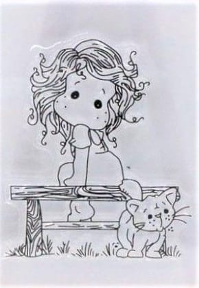 Clear Stamps Imported - Lovely Girls Design 21 - 9cm*6cm