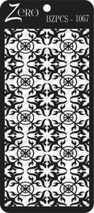 Brand Zero Pratibimb Craft Stencil - Code: BZPCS-1067 - Select Your Preferred Size