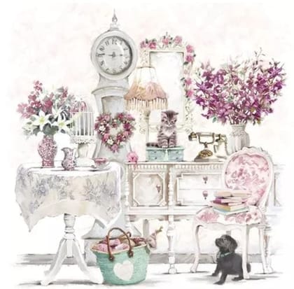 Decoupage Napkin / Tissue papers - The Date