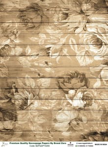 Brand Zero Premium Quality Decoupage Paper Pack of Two - Design Code: BZPQDP10250