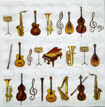 Decoupage Napkin / Tissue papers - 25cm*25cm - GT3204