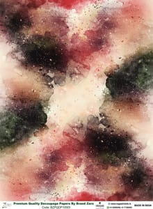 Brand Zero Premium Quality Decoupage Paper Pack of Two - Design Code: BZPQDP10003