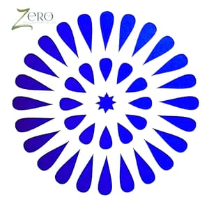 Imported Stencils- 5"*5"- Rain Drops Mandala Pattern Background