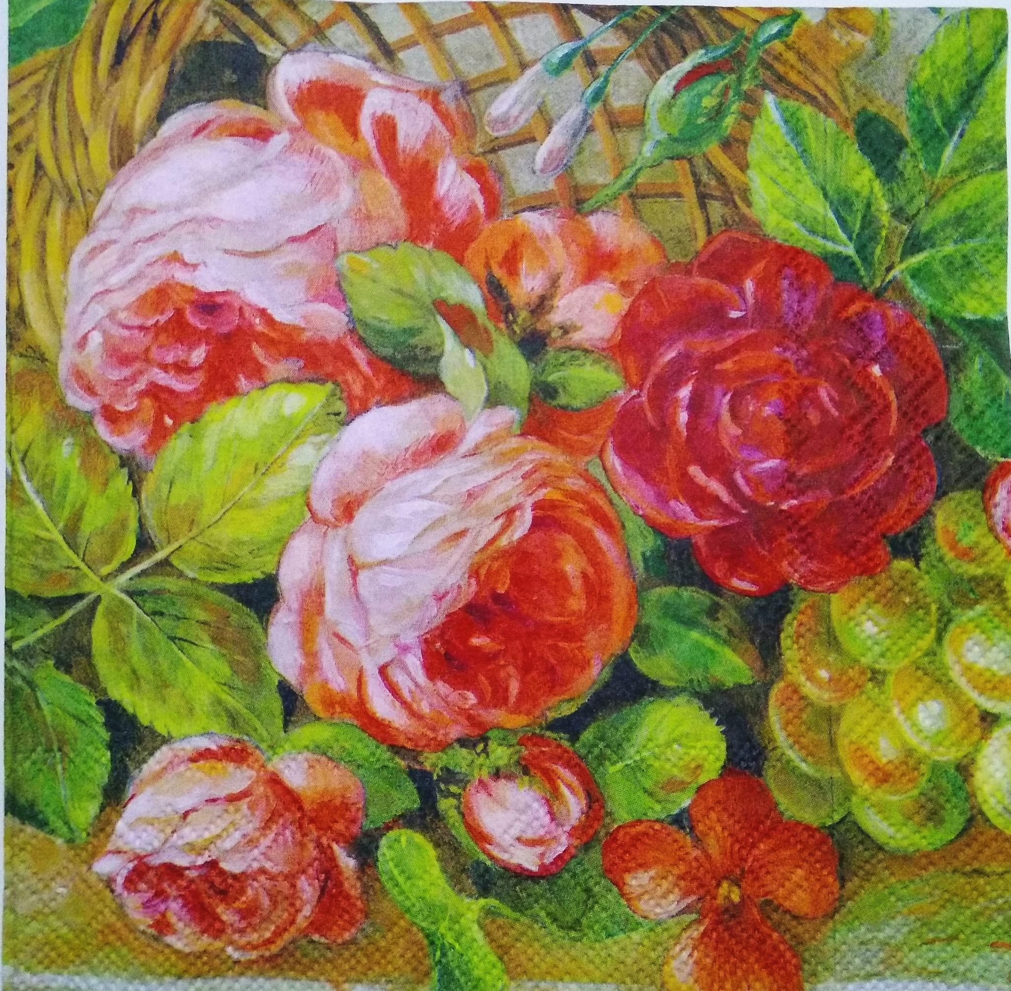 Decoupage Napkin / Tissue papers - Floral