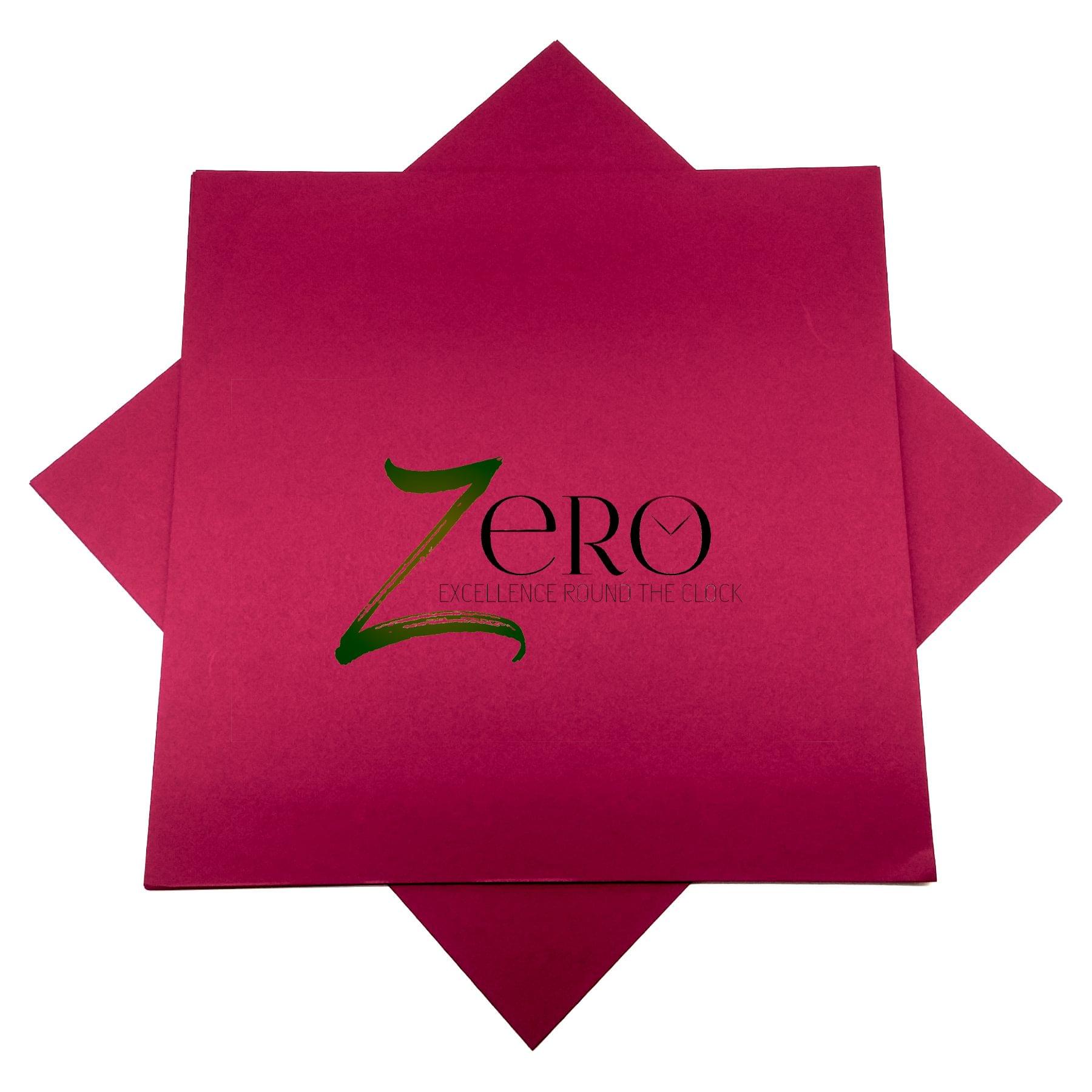 Brand Zero 250 Gsm Card Stock - 12 By 12 Inches Pack of 10 - Velvet Red Colour