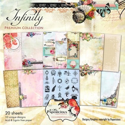 Papericious 12×12 Premium Paper Pack – Infinity