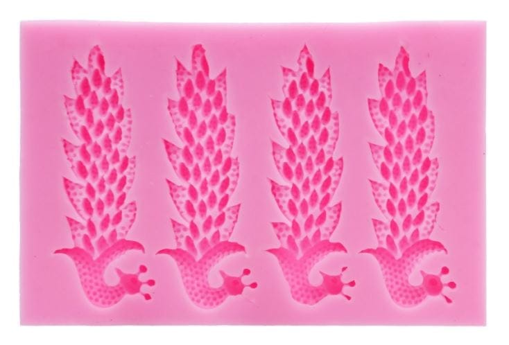 Silicon Mould - Four In One Peacock Design Design 15
