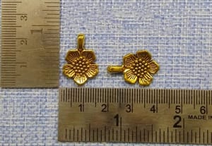 Brand Zero Metal Charms -2 pcs