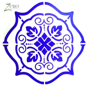 Imported Stencils- 5"*5"- Floral Graphic Mandala Design Background 21