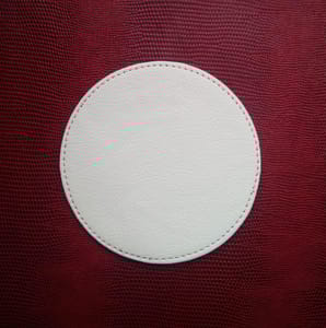 Circle Coaster - Faux Leather