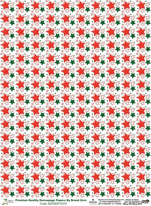 Brand Zero Premium Quality Decoupage Paper Pack of Two - Design Code: BZPQDP10278