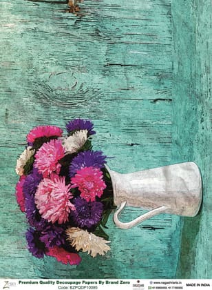 Brand Zero Premium Quality Decoupage Paper Pack of Two - Design Code: BZPQDP10095 Brand Zero Premium Quality Decoupage Paper Pack of Two - Design Code: BZPQDP10095