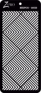 Brand Zero Pratibimb Craft Stencil - Select Your Preferred Size - Code: BZPCS-1033