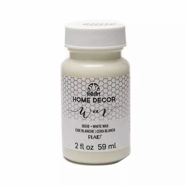 Folkart Home Decor Wax 2oz - White Wax