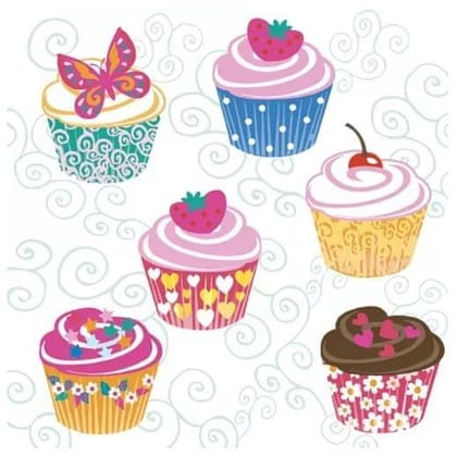 Decoupage Napkin / Tissue papers - 33cm by 33cm - GT2962