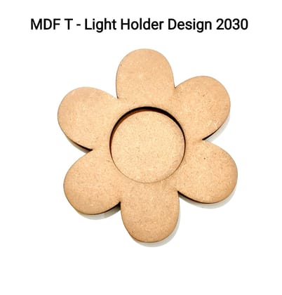 Brand Zero MDF Tea Light Holder Double Layer - Design BZMDFTEALHDDL2030 Brand Zero MDF Tea Light Holder Double Layer - Design BZMDFTEALHDDL2030