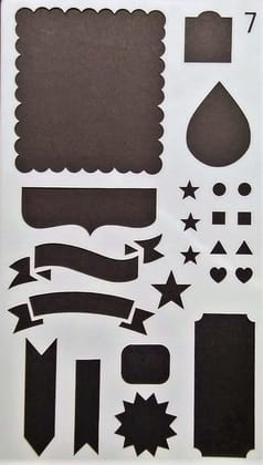 Stencil - 4"*7" Design 7