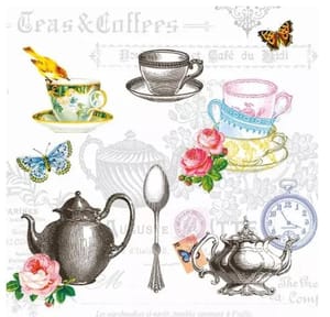 Decoupage Napkin / Tissue papers - High Tea