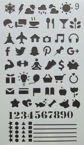 Stencil - 4"*7" Design 9