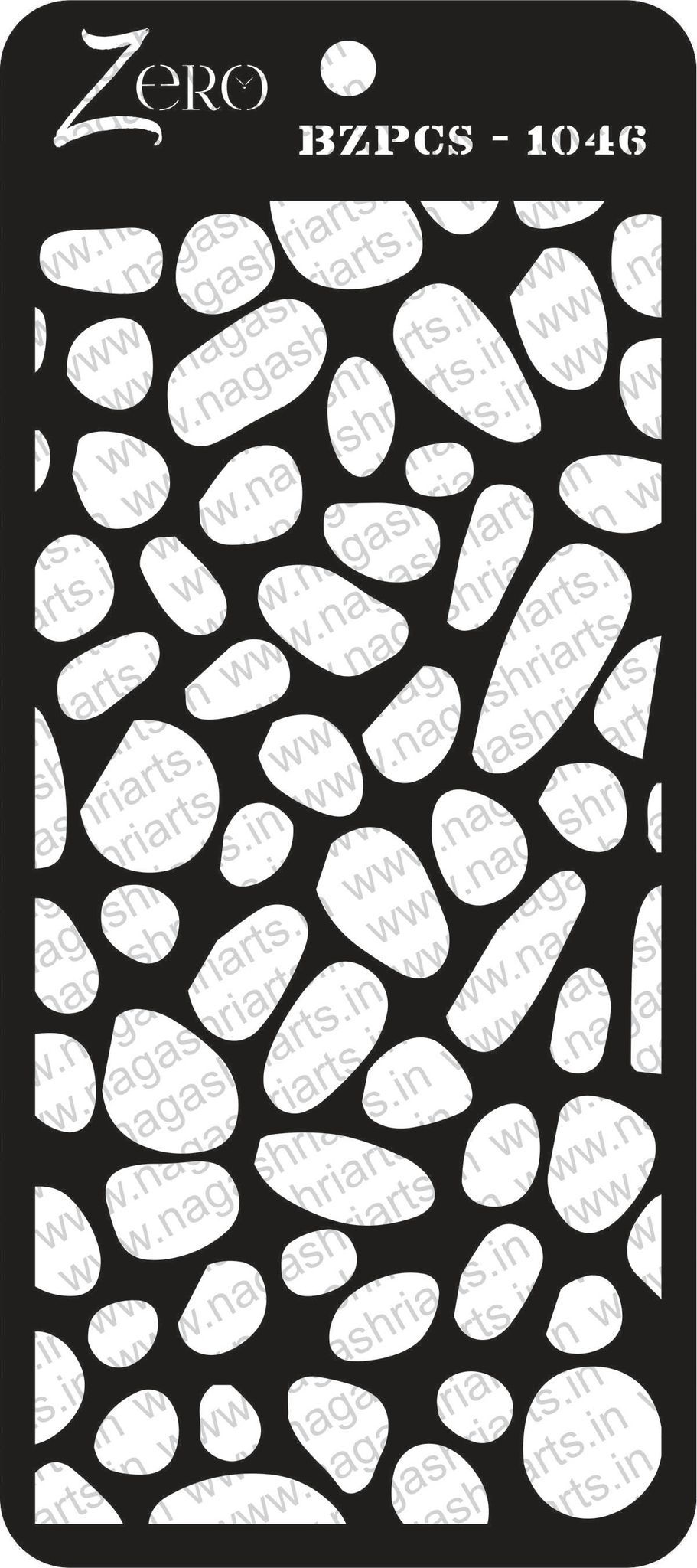 Brand Zero Pratibimb Craft Stencil - Code: BZPCS-1046 - Select Your Preferred Size