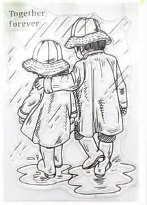 Clear Stamps Imported - Together Forever 6cm * 9cm