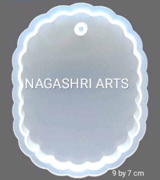 Brand Zero Silicon Mould - Pendant Jewellery Mould / , Diffuser & Ornament Design 12