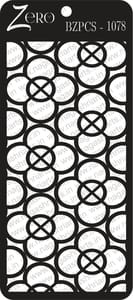 Brand Zero Pratibimb Craft Stencil - Code: BZPCS-1078 - Select Your Preferred Size