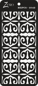 Brand Zero Pratibimb Craft Stencil - Select Your Preferred Size - Code: BZPCS-1042