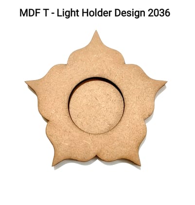 Brand Zero MDF Tea Light Holder Double Layer - Design BZMDFTEALHDDL2036 Brand Zero MDF Tea Light Holder Double Layer - Design BZMDFTEALHDDL2036