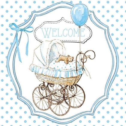 Decoupage Napkin / Tissue papers - 33cm by 33cm - GT3277