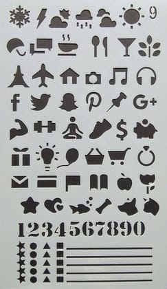 Stencil - 4"*7" Design 9