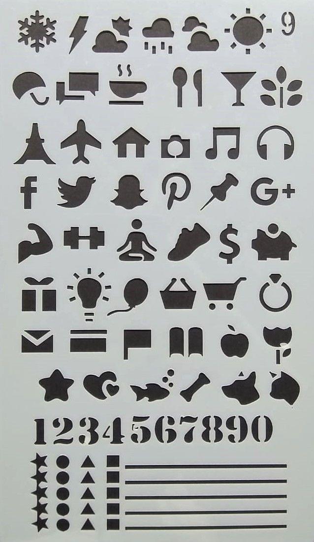 Stencil - 4"*7" Design 9