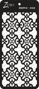 Brand Zero Pratibimb Craft Stencil - Code: BZPCS-1012