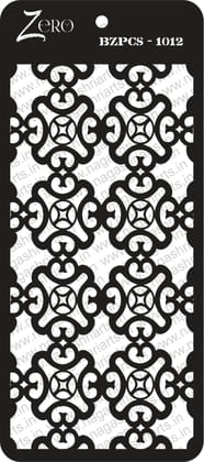 Brand Zero Pratibimb Craft Stencil - Code: BZPCS-1012