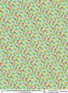 Brand Zero Premium Quality Decoupage Paper Pack of Two - Design Code: BZPQDP10083
