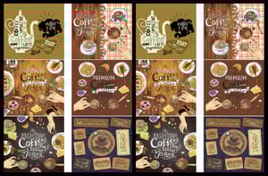 Brand Zero Luxury Speciality Decoupage Paper - Coffee Time