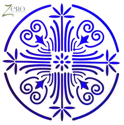 Imported Stencils- 5"*5"- Floral Graphic Mandala Design Background 13