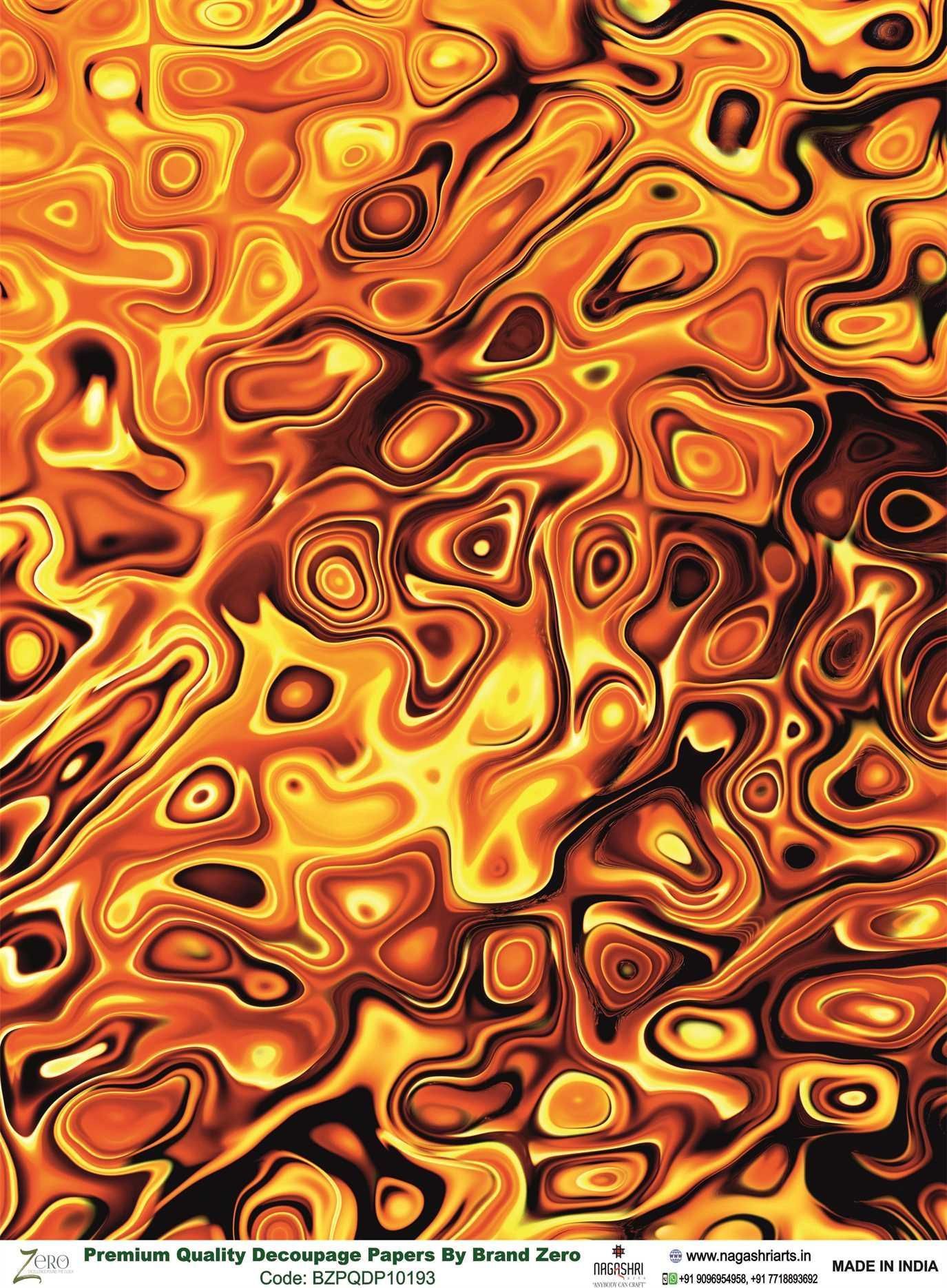 Brand Zero Premium Quality Decoupage Paper Pack of Two - Design Code: BZPQDP10193