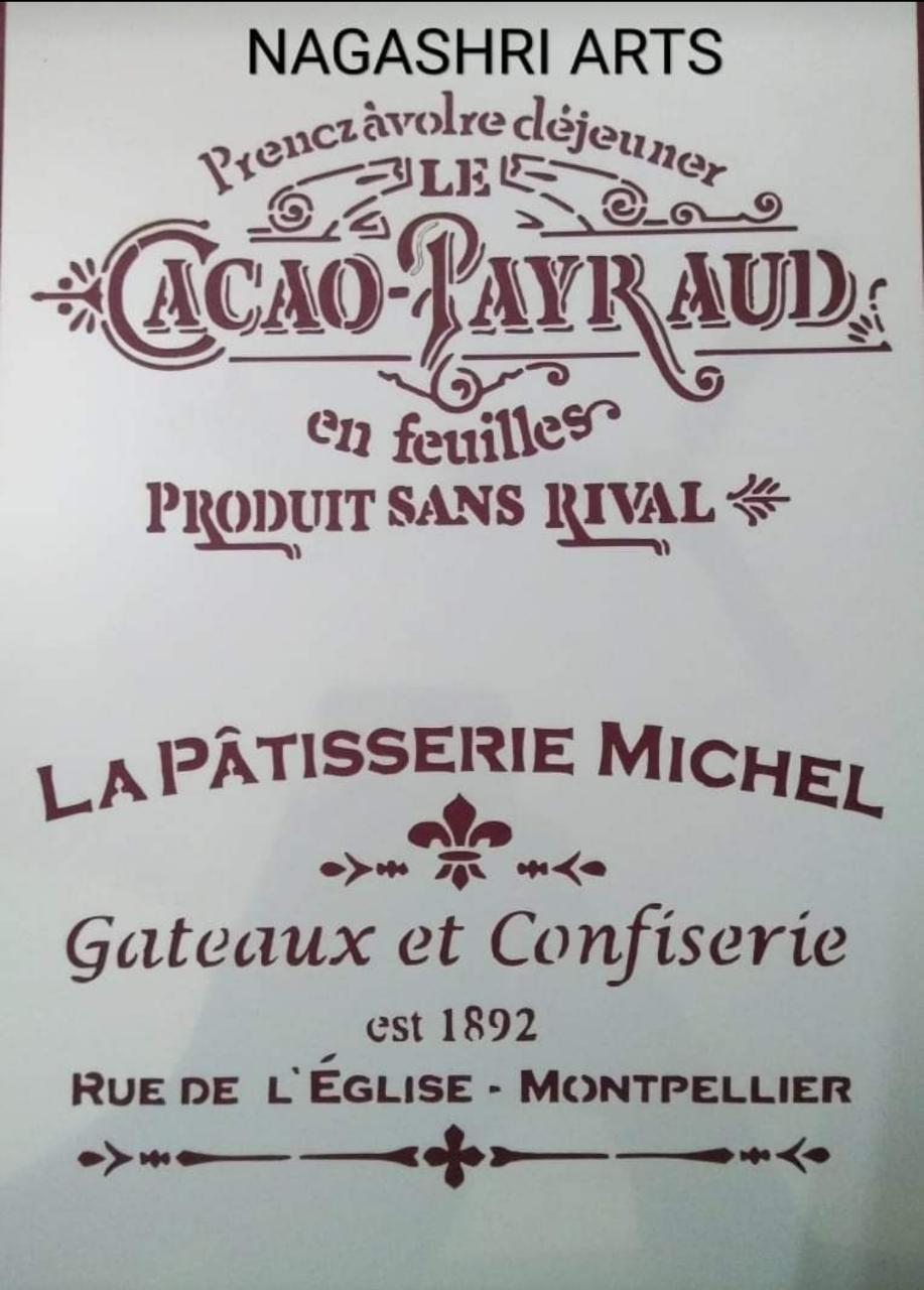 Imported A4 Size Stencils - 29