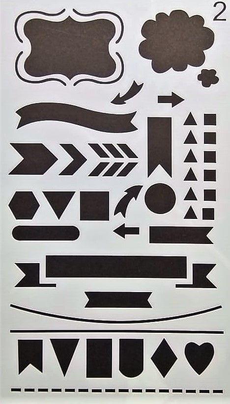 Stencil - 4"*7" Design 2