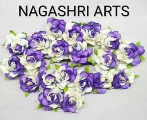 Brand Zero Mullburry flowers - Dark Voilet Colour -  Pack of 5 pcs