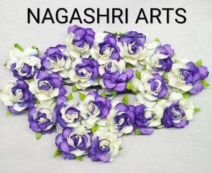 Brand Zero Mullburry flowers - Dark Voilet Colour -  Pack of 5 pcs