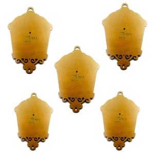 Brand Zero - Combo of 5 Pcs Victorian Clock Bases 13.0" * 8.5"