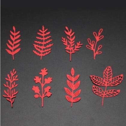 Brand Zero Die - 8 Set Floral Leaves Metal Cutting Dies 10.4 x 9.6 CM Brand Zero Die - 8 Set Floral Leaves Metal Cutting Dies 10.4 x 9.6 CM