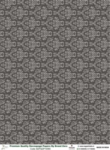 Brand Zero Premium Quality Decoupage Paper Pack of Two - Design Code: BZPQDP10065