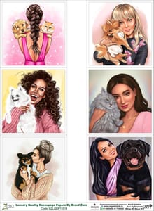 Brand Zero Luxury Speciality Decoupage Paper - BZLQDP11014